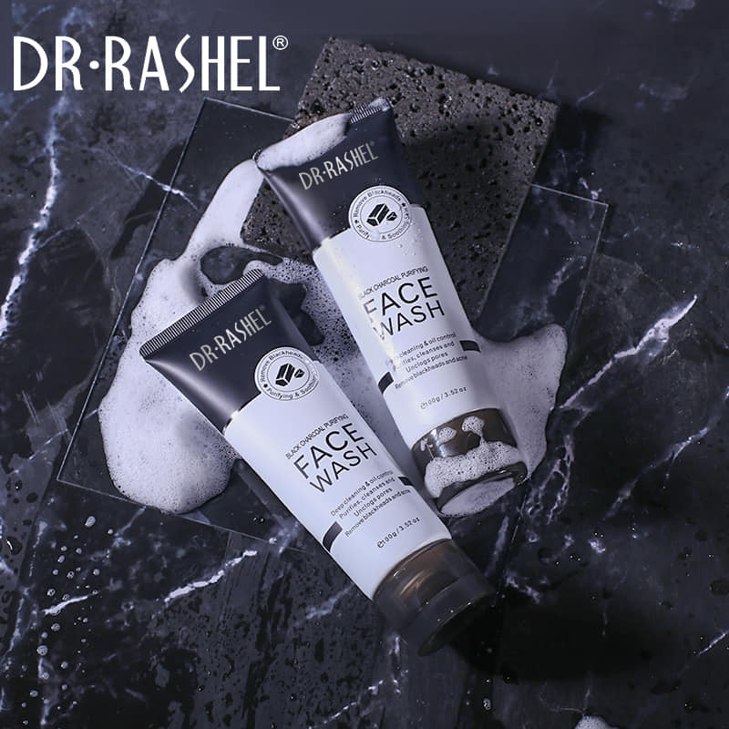 Dr. Rashel Black Charcoal Purifying Face Wash 100g