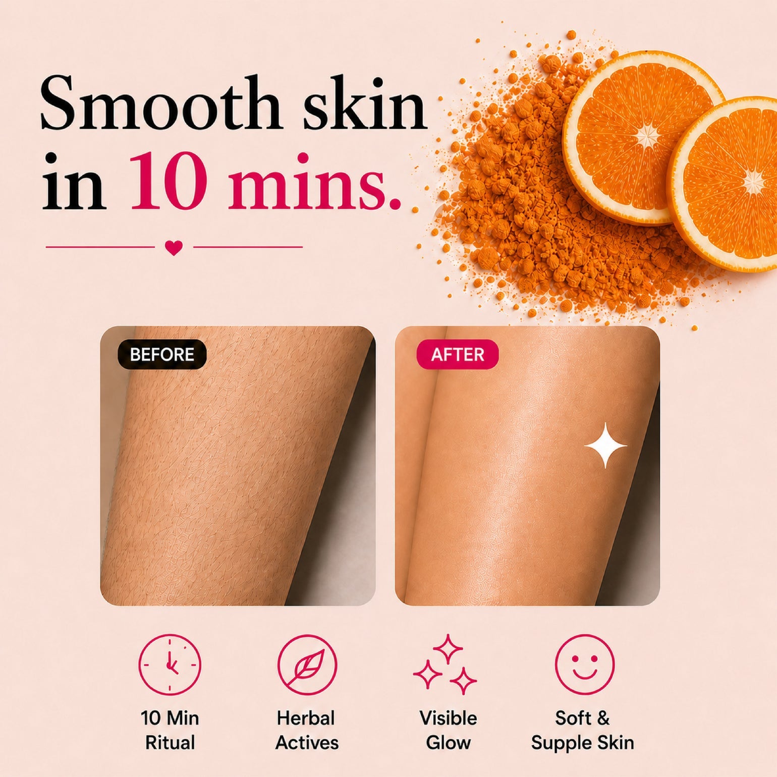 Meow Body Hair Removal Wax Powder + Peeling Foot Mask COMBO